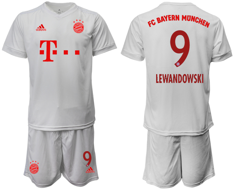 Men 2020-2021 club Bayern Munich away #9 white goalkeeper Soccer Jerseys->->Soccer Club Jersey